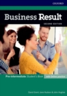 Business Result: Pre-intermediate: Student's Book with Online Practice : Business English you can take to work today - Book