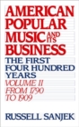 American Popular Music and its Business: Volume II: From 1790 to 1909 - Book