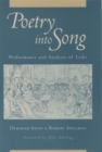 Poetry into Song : Performance and Analysis of Lieder - Book