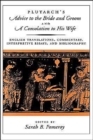 Plutarch's Advice to the Bride and Groom and A Consolation to His Wife : English Translations, Commentary, Interpretive Essays, and Bibliography - Book