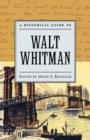 A Historical Guide to Walt Whitman - Book