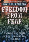 Freedom from Fear : The American People in Depression and War 1929-1945 - Book