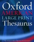 The Oxford American Large Print Thesaurus - Book