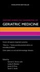 Oxford American Handbook of Geriatric Medicine - Book