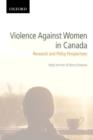 Violence Against Women in Canada : Research and Policy Perspectives - Book