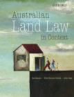Australian Land Law in Context - Book