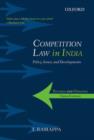 Competition Law in India : Policy, Issues, and Developments - Book