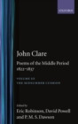 John Clare: Poems of the Middle Period, 1822-1837 : Volume III - Book