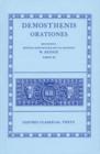 Demosthenes Vol. III : (Orationes XLI-LXI; Prooemia; Epistulae) - Book