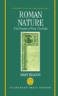 Roman Nature : The Thought of Pliny the Elder - Book