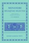 Menander Reliquiae Selectae - Book