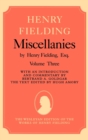 Miscellanies by Henry Fielding, Esq: Volume Three - Book