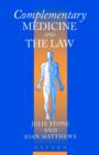 Complementary Medicine and the Law - Book