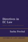 Directives in EC Law - Book