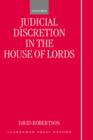 Judicial Discretion in the House of Lords - Book