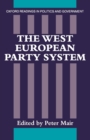 The West European Party System - Book