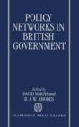 Policy Networks in British Government - Book