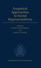 Empirical Approaches to Social Representations - Book
