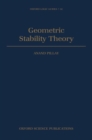 Geometric Stability Theory - Book