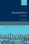 Matroid Theory - Book