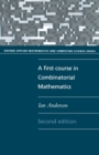 A First Course in Combinatorial Mathematics - Book
