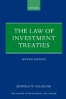 The Law of Investment Treaties - Book