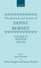 The Journals and Letters of Fanny Burney (Madame D'Arblay): Volume XI: Mayfair 1818-1824 : Letters 1180-1354 - Book