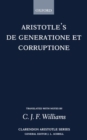 De Generatione et Corruptione - Book