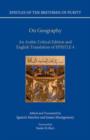 On Geography : An Arabic Edition and English Translation of Epistle 4 - Book