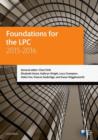 Foundations for the LPC 2015-16 - Book