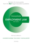 Employment Law Concentrate : Law Revision and Study Guide - Book