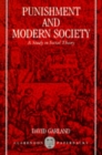 Punishment and Modern Society : A Study in Social Theory - Book