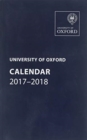 University of Oxford Calendar 2017-2018 - Book