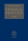 Blackstone's Criminal Practice 2020 - Book
