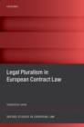 Legal Pluralism in European Contract Law - Book
