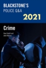 Blackstone's Police Q&A 2021 Volume 1: Crime - Book