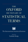 The Oxford Dictionary of Statistical Terms - Book