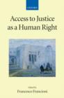Access to Justice as a Human Right - Book