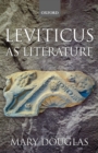 Leviticus as Literature - Book