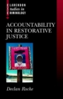 Accountability in Restorative Justice - Book