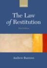 The Law of Restitution - Book