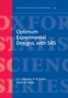 Optimum Experimental Designs, with SAS - Book
