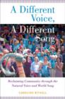 A Different Voice, A Different Song : Reclaiming Community through the Natural Voice and World Song - Book
