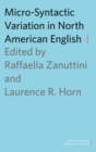 Micro-Syntactic Variation in North American English - Book