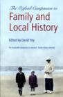 The Oxford Companion to Family and Local History - Book