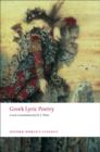 Greek Lyric Poetry : Includes Sappho, Archilochus, Anacreon, Simonides and many more - Book