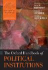 The Oxford Handbook of Political Institutions - Book