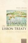 The Lisbon Treaty : Law, Politics, and Treaty Reform - Book