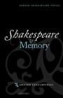 Shakespeare and Memory - Book