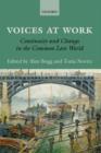 Voices at Work : Continuity and Change in the Common Law World - Book